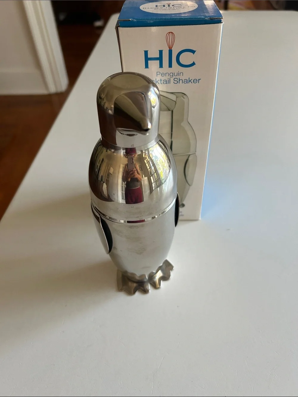 Penguin Cocktail Shaker - 18/8 Stainless Steel Silver